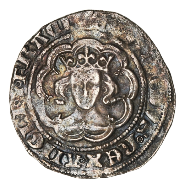 Edward III (1327-1377), Fourth Coinage (1351-1377), Groat, Pre-Treaty period. York Mint_obv