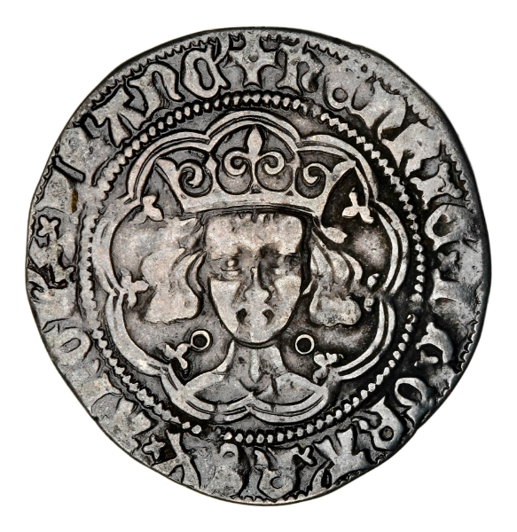 Henry VI (1422-61), Groat, Calais Mint. Annulet Issue (1422-30)._obv