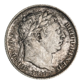 George III, Sixpence 1816. Uncirculated_obv