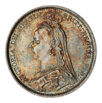 Victoria, Jubilee Head Sixpence 1888. Gem Uncirculated_obv