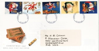 10 Different Christmas FDC