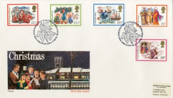 10 Different Christmas FDC