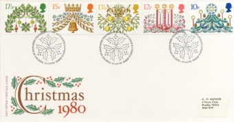 10 Different Christmas FDC