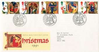 10 Different Christmas FDC