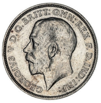 George V, Florin 1914 Extremely Fine_obv