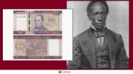 Picture of Liberian Dollars Honouring Edward J Roye