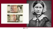 Picture of English Pounds Honouring Florence Nightingale