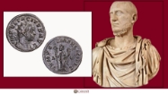 Picture of Roman Coins dedicated to former emperor Marcus Claudius Tacitus