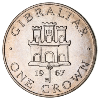 Gibraltar, 1967 Crown In Sandhill Case_rev