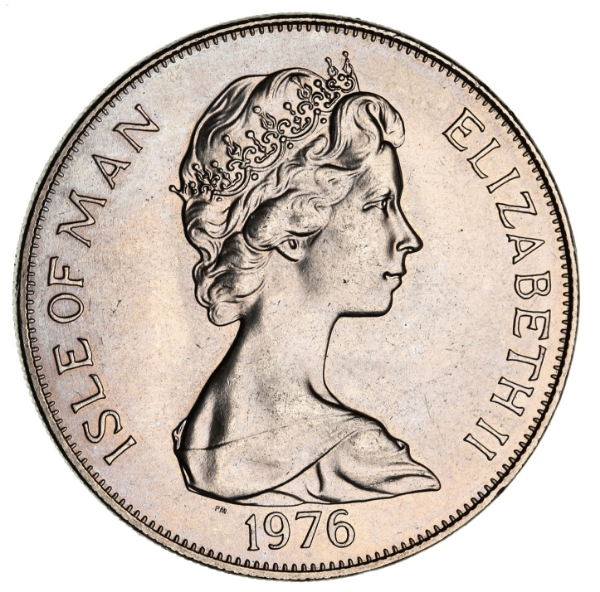 Isle of Man US 1976 Bicentennial Crown_obv