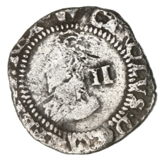 Charles I, Halfgroat, Tower Mint Under King, Fine_obv