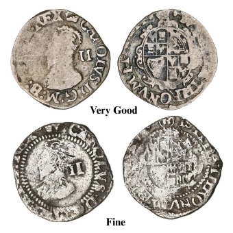 Hammered Silver Halfgroats of Charles I