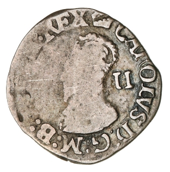 Charles I, Halfgroat, Tower Mint Under King, VG_obv
