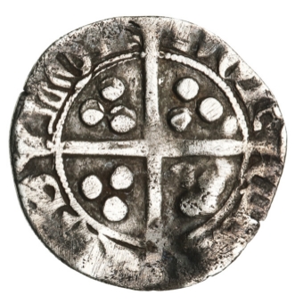 Edward III (1327-1377), Penny, Durham Very Good_rev