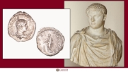 Picture of Roman Coins Dedicated to Geta former emperor