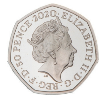 Elizabeth II, 50 Pence, 2020 Winnie The Pooh Silver Proof