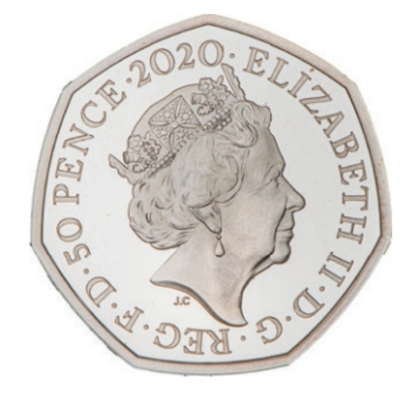 Elizabeth II, 50 Pence, 2020 Winnie The Pooh Silver Proof