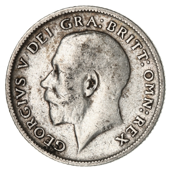 George V Sixpence 1911 Fine_obv
