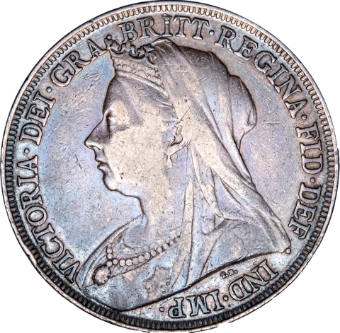 Victoria, Crown, 1895, Fine_obv