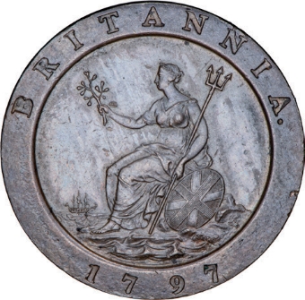 George III 1797 Twopence Very Fine_rev