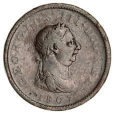George III Penny 1807 VG_obv