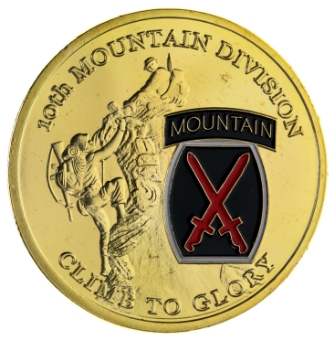 United States Army, 10th Mountain Division._obv