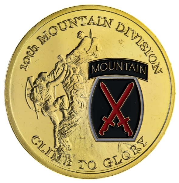 United States Army, 10th Mountain Division._obv