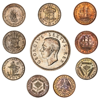 South Africa, George VI, 1952 Proof Set_main