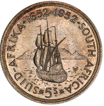 South Africa, George VI, 1952 Proof Set_rev