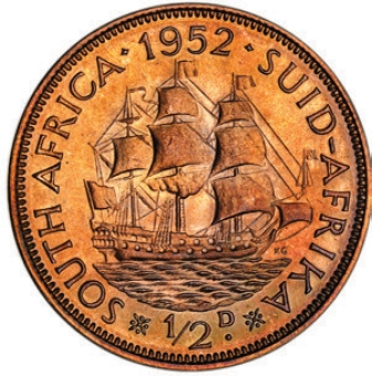 South Africa, George VI, 1952 Proof Set_rev