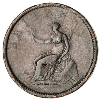 George III, Penny, 1807 VG_rev