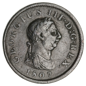 George III, Penny, 1807 Fine_obv