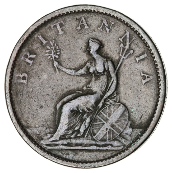 George III, Penny, 1807 Fine_rev