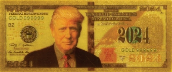 Donald Trump ‘Banknotes’ On ‘Gold