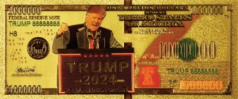 Donald Trump ‘Banknotes’ On ‘Gold