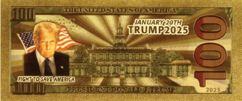 Donald Trump ‘Banknotes’ On ‘Gold