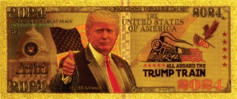 Donald Trump ‘Banknotes’ On ‘Gold