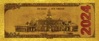 Donald Trump ‘Banknotes’ On ‘Gold