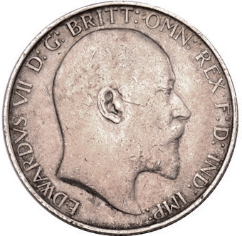 Edward VII Florin Full Date_obv