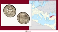 Picture of Silver Drachm from Chalcedon (Kalchedon) an ancient maritime town of Bithynia, in Asia Minor