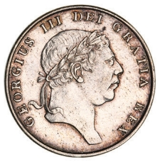 George III, Bank of England Issue, Bull Head, Eighteen Pence, Bank Token, Extremely Fine_obv