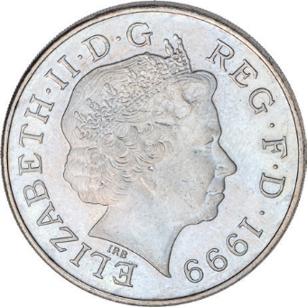 1999 Diana £5 Uncirculated_obv