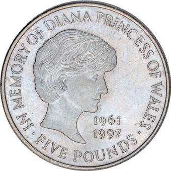 1999 Diana £5 Uncirculated_rev