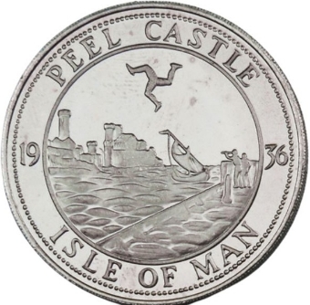 ISLE OF MAN Edward VIII Cupro-nickel_rev