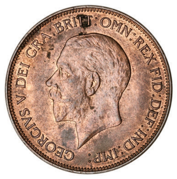 George V Penny 1936 Uncirculated_obv