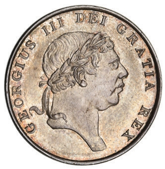 George III, Bank of England Token,   Eighteen Pence, 1812, BH, Choice Unc_obv