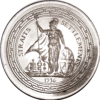 Straits Settlements, Edward VIII Cupro-nickel_rev