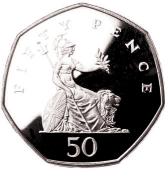 1997 50p Silver Proof Piedfort_rev