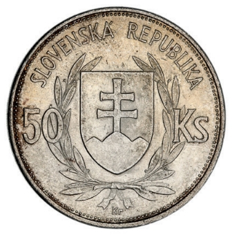 Slovakia 50 Korun 1944 Uncirculated_rev