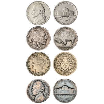 USA 5 Cent Nickel Type Collection_obv
